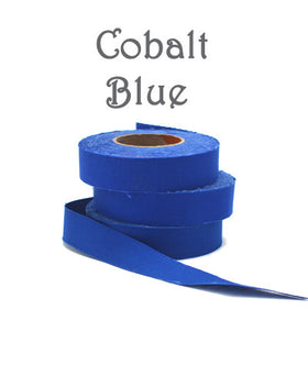 3/4" wide fabric strips ribbon, cotton for locker hooking, weaving, knitting, crochet, journaling