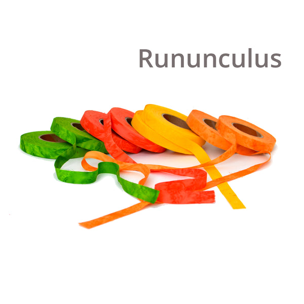 1/2" wide fabric strips, ribbon for locker hooking, weaving, knitting, crochet, journaling