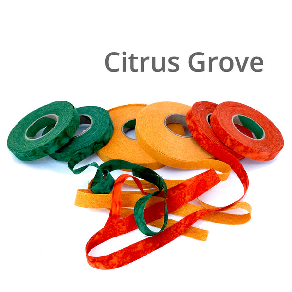 fabric strips, hand-dyed, woven, poppana, locker hooking, weaving