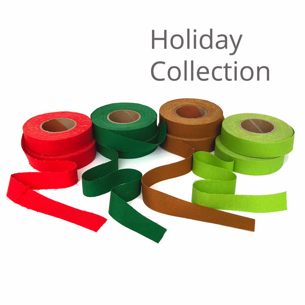 3/4" wide fabric strips ribbon, cotton for locker hooking, weaving, knitting, crochet, journaling