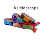 Color Crazy Fabric Strips 3/4" Hand-Dyed - Warm Shades - Yellows, Reds, Violets