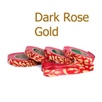 Gold Dust Collection Fabric Strips - 1/2"w & 3/4"w, Hand-Dyed Cotton