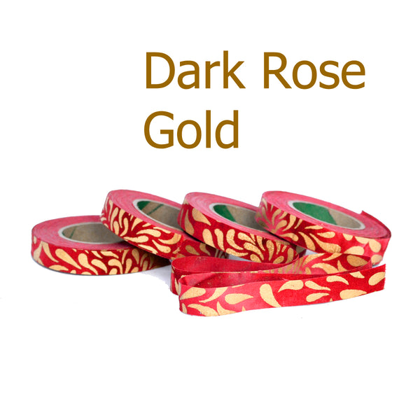 Gold Dust Collection Fabric Strips - 1/2"w & 3/4"w, Hand-Dyed Cotton