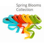 3/4" wide fabric strips ribbon, cotton for locker hooking, weaving, knitting, crochet, journaling
