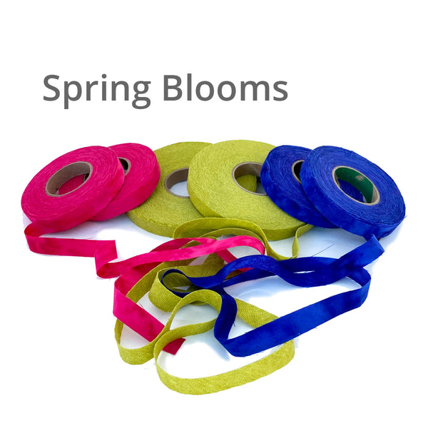 fabric strips, hand-dyed, woven, poppana, locker hooking, weaving