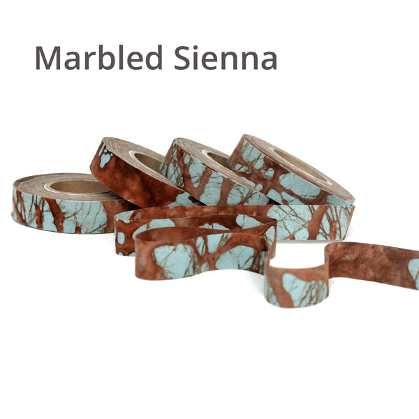 3/4" wide fabric strips ribbon, hand-dyed for locker hooking, weaving, knitting, crochet, journaling