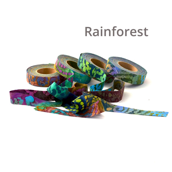 Hand-Dyed Fabric Strips - 3/4" wide, Locker Hooking, Weaving, Wrapping