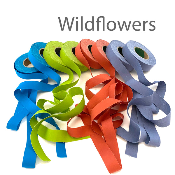 Color Crazy Woven Cotton Fabric Strip Collections, 120 Yds - 3/4"w