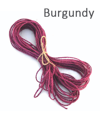 Red jute sales twine