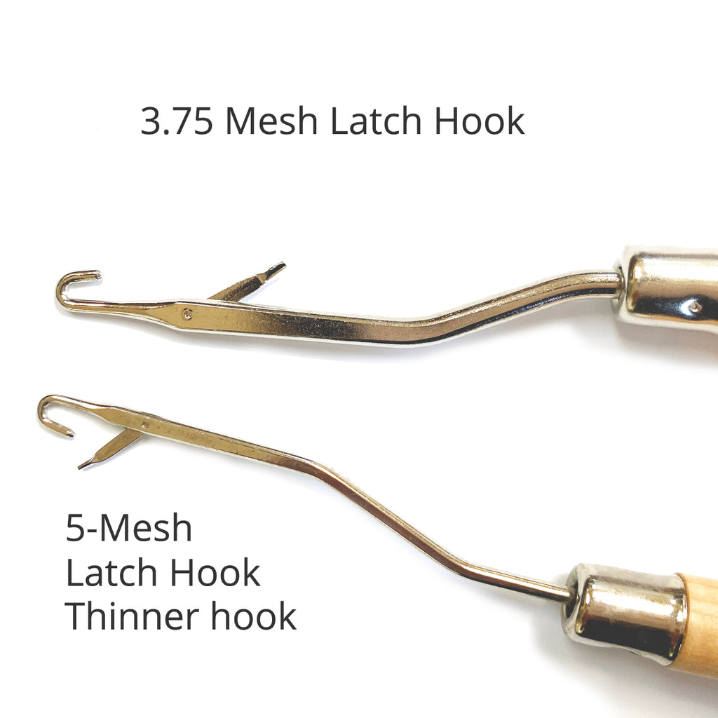 latch hook, 5-Mesh, 3.75 Mesh, Rug Canvas