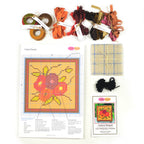 Locker Hooking Kit for locker hooked Autumn Garden Mat - from Color Crazy