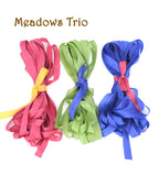 1/2"w rayon ribbon for needle art, weaving, locker hooking