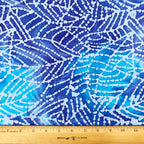 Color Crazy Hand-Dyed Cotton Fabric-Blueprint Leaves