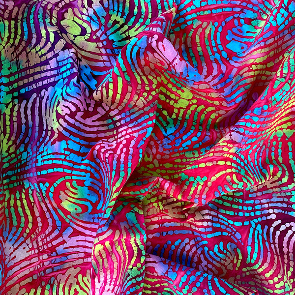 Color Crazy Hand-Dyed Cotton Fabric-Candy Flash