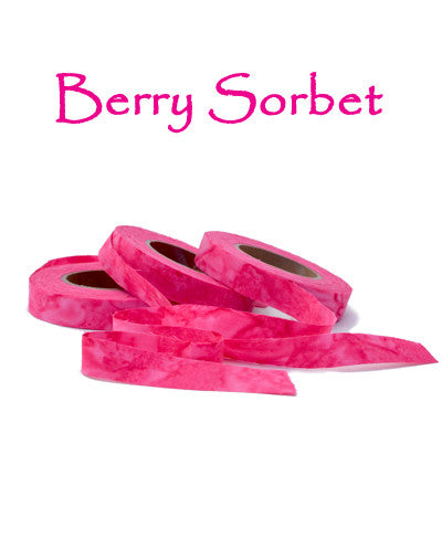 Color Crazy Fabric Strips 1/2" - Hand-Dyed, 40+ Colors, 180 Yds