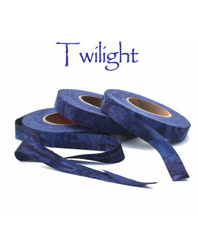 Color Crazy Fabric Strips 1/2" - Hand-Dyed, 40+ Colors, 180 Yds