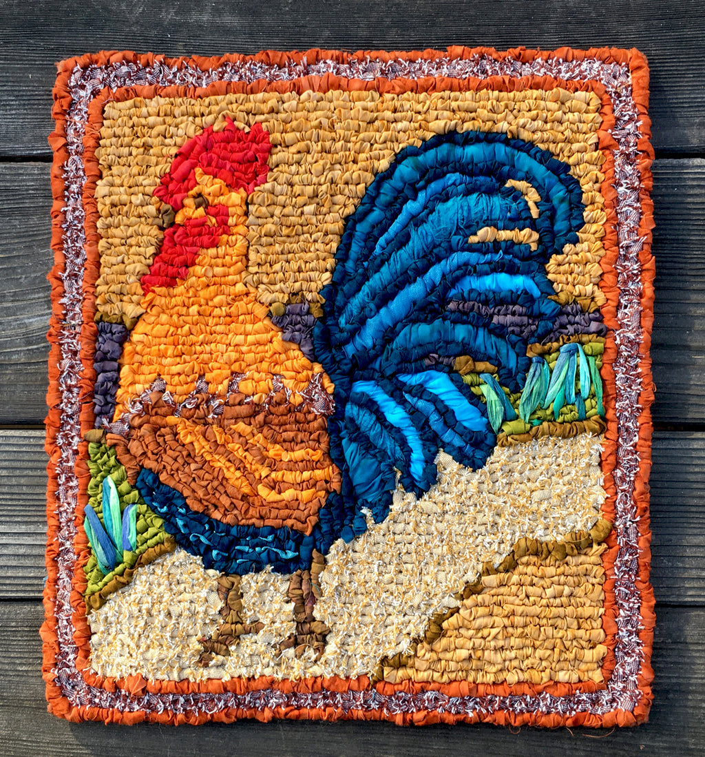 Phoenix Rooster Locker Hooking - Pattern Download