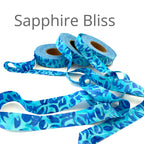 Color Crazy Fabric Strips - Indian Batiks 3/4"W - Cool Shades - Greens & Blues