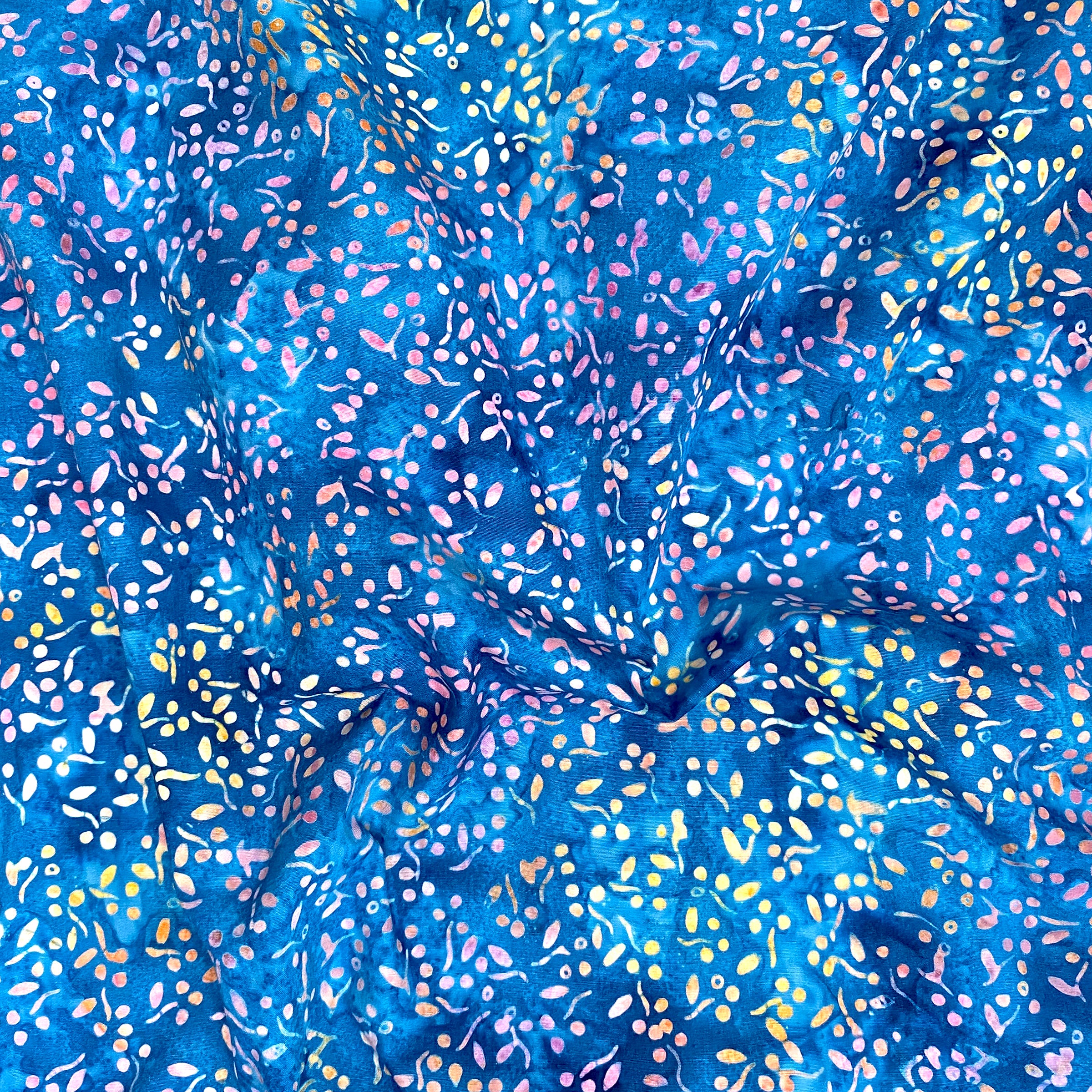 Color Crazy Hand-Dyed Cotton Fabric - Cornflower Meadow