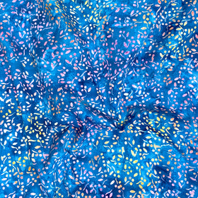 Color Crazy Hand-Dyed Cotton Fabric - Cornflower Meadow