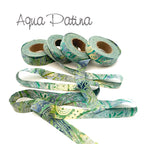 Color Crazy Fabric Strips 3/4" - Hand-Dyed - Cool Shades - Blues & Greens