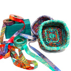 locker hook basket kit hand dyed cotton