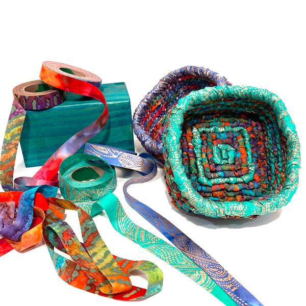 locker hook basket kit hand dyed cotton