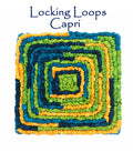 Locking Loops Book Plus Mosaic Mat Starter Kit - Capri