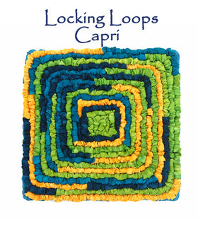 Locking Loops Book Plus Mosaic Mat Starter Kit - Capri