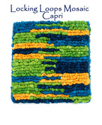 Locking Loops Book Plus Mosaic Mat Starter Kit - Capri