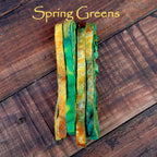 Color Crazy Velvety Fabric Strips - 1/2"w, Hand-Dyed